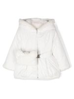 Lapin House imperméable zippé à capuche - Blanc