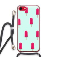 Waterijsje: iPhone SE 2020 Transparant Hoesje met koord