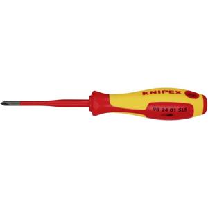 Knipex Knipex-Werk Plus/minus schroevendraaier VDE Grootte PH 1 Koplengte: 80 mm