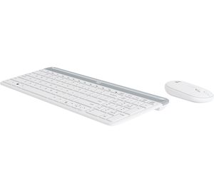 Logitech MK470 toetsenbord Inclusief muis Universeel RF Draadloos QWERTY Engels Wit