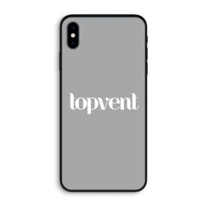Topvent Grijs Wit: iPhone XS Max Biologisch afbreekbaar hoesje