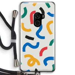 Illustratieve pop 2: Xiaomi Mi Mix 2 Transparant Hoesje met koord