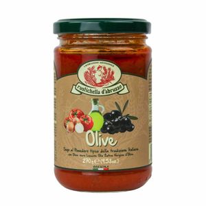 Tomaten en olijven pastasaus