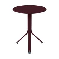 Fermob Rest'o tuintafel Ø60 cm Black Cherry