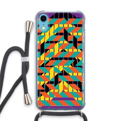 Skew Bee 2: iPhone XR Transparant Hoesje met koord