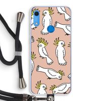 Papegaai: Huawei Y6s Transparant Hoesje met koord