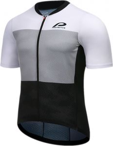 Protective fietsshirt P Transform heren polyester zwart/grijs mt M