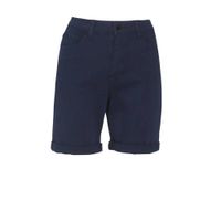 Cassis slim fit bermuda jeans donkerblauw - thumbnail