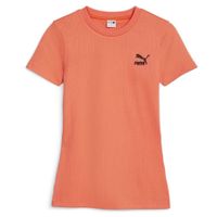 Puma Classics geribbeld slim-fit T-shirt voor dames - thumbnail