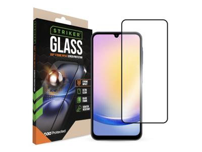 Striker Striker D3O Xtreme Impact Glass Screen Protector - Black Frame - Samsung Galaxy A25 5G