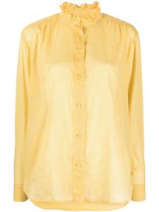 MARANT ÉTOILE chemise Gamble en coton biologique - Jaune