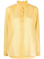 MARANT ÉTOILE chemise Gamble en coton biologique - Jaune