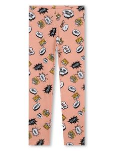 Kenzo Kids legging à imprimé tigre - Tons neutres