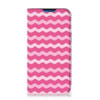 iPhone 14 Pro | Hoesje met Magneet | Waves Pink