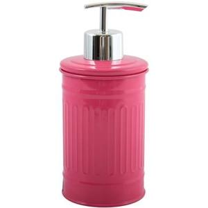 MSV Zeeppompje|dispenser - Industrial - metaal - fuchsia roze - 17 cm