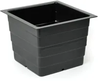 Mega Collections Plastic Inzetpot - B39 x H25 cm - Zwart