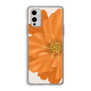 Orange Ellila flower: OnePlus 9 Transparant Hoesje