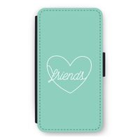 Friends heart pastel: iPhone 12 mini Flip Hoesje