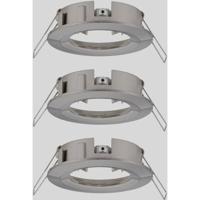 Paulmann 92479 EBL Choose Inbouwring Set van 3 stuks 10 W IJzer (geborsteld)