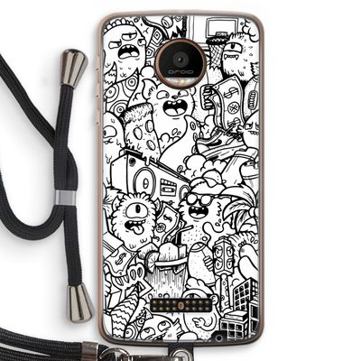 Vexx City #2: Motorola Moto Z Force Transparant Hoesje met koord