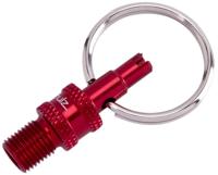 By,schulz ventieladapter "mini tool" valve adapter by.schulz mini tool red