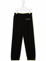 Balmain Kids pantalon de jogging à logo imprimé - Noir