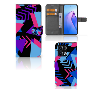 OPPO Reno8 Pro Book Case Funky Triangle