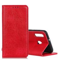 Magnetische retro Crazy Horse textuur horizontale Flip lederen case voor Galaxy A40 met houder & card slots & Photo Frame (rood)