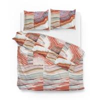 Dekbedovertrek Katoen Flanel - Sam - Tweepersoons (200x200 Cm) - Meerkleurig Flanel - Patroon - Zo!Home - Dekbed-Discounter.nl