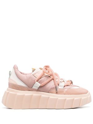 AGL baskets Blondie à plateforme - Rose
