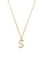 Emanuele Bicocchi S alphabet-pendant necklace - Or