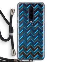 Onderbroken lijn: OnePlus 7 Pro Transparant Hoesje met koord
