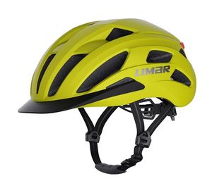 Limar Helm torino l 57-61 mat geel met led
