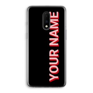 Namecase: OnePlus 7 Transparant Hoesje