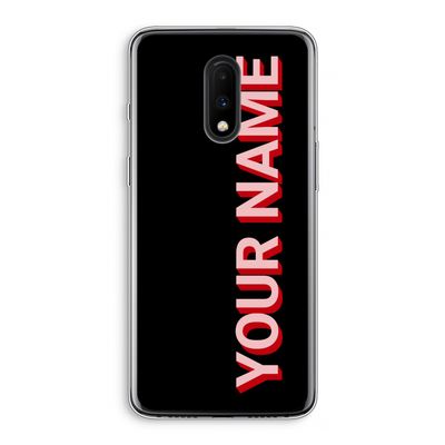 Namecase: OnePlus 7 Transparant Hoesje