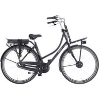 AMIGO Elektrische Transportfiets E-Strong T1 28 Inch 51 cm Dames 3V Terugtraprem Matzwart/Zwart
