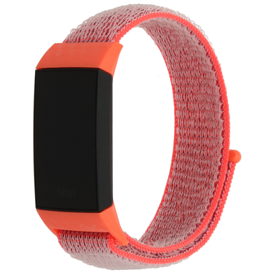 Fitbit Charge 3 & 4 Nylon Band - Roze