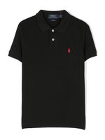 Ralph Lauren Kids polo à logo brodé - Noir