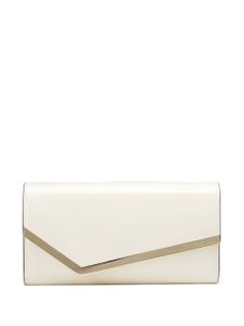 Jimmy Choo pochette Emmie en cuir - Blanc