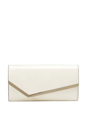 Jimmy Choo pochette Emmie en cuir - Blanc