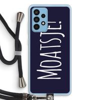 Moatsje!: Samsung Galaxy A52 Transparant Hoesje met koord