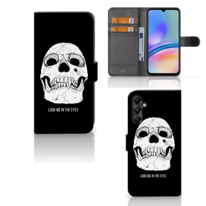 Telefoonhoesje met Naam Samsung Galaxy A05s Skull Eyes