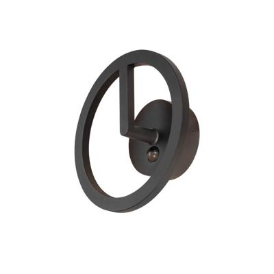 SLV Strakke buitenlampQ-Ring met sensor - zwart - 1007916