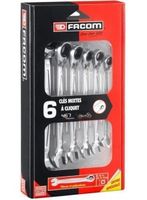 Facom Set Van 6 Ringsteeksleutels Met Ratel - 467B.JE6PB - 467B.JE6PB