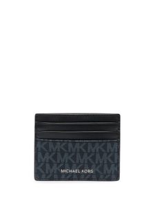 Michael Michael Kors porte-cartes Tall à motif monogrammé - Bleu