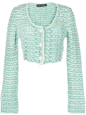 Marco Rambaldi cardigan boutonné en maille épaisse - Vert