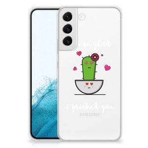 Samsung Galaxy S22 Plus Telefoonhoesje met Naam Cactus Glad