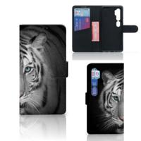 Xiaomi Mi Note 10 Pro | Telefoonhoesje | Met pasjeshouder | Tijger Xiaomi Mi Note 10 Pro | Telefoonhoesje | Met pasjeshouder | Tijger