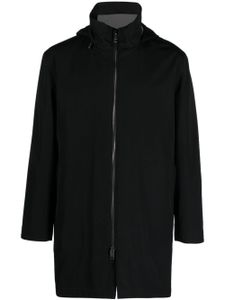 Brioni parka en cachemire mélangé à capuche - Noir