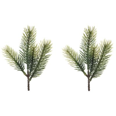 Decoris dennentakjes - groen - 23 cm - kerstversiering - kersttakjes - kerstdecoratie